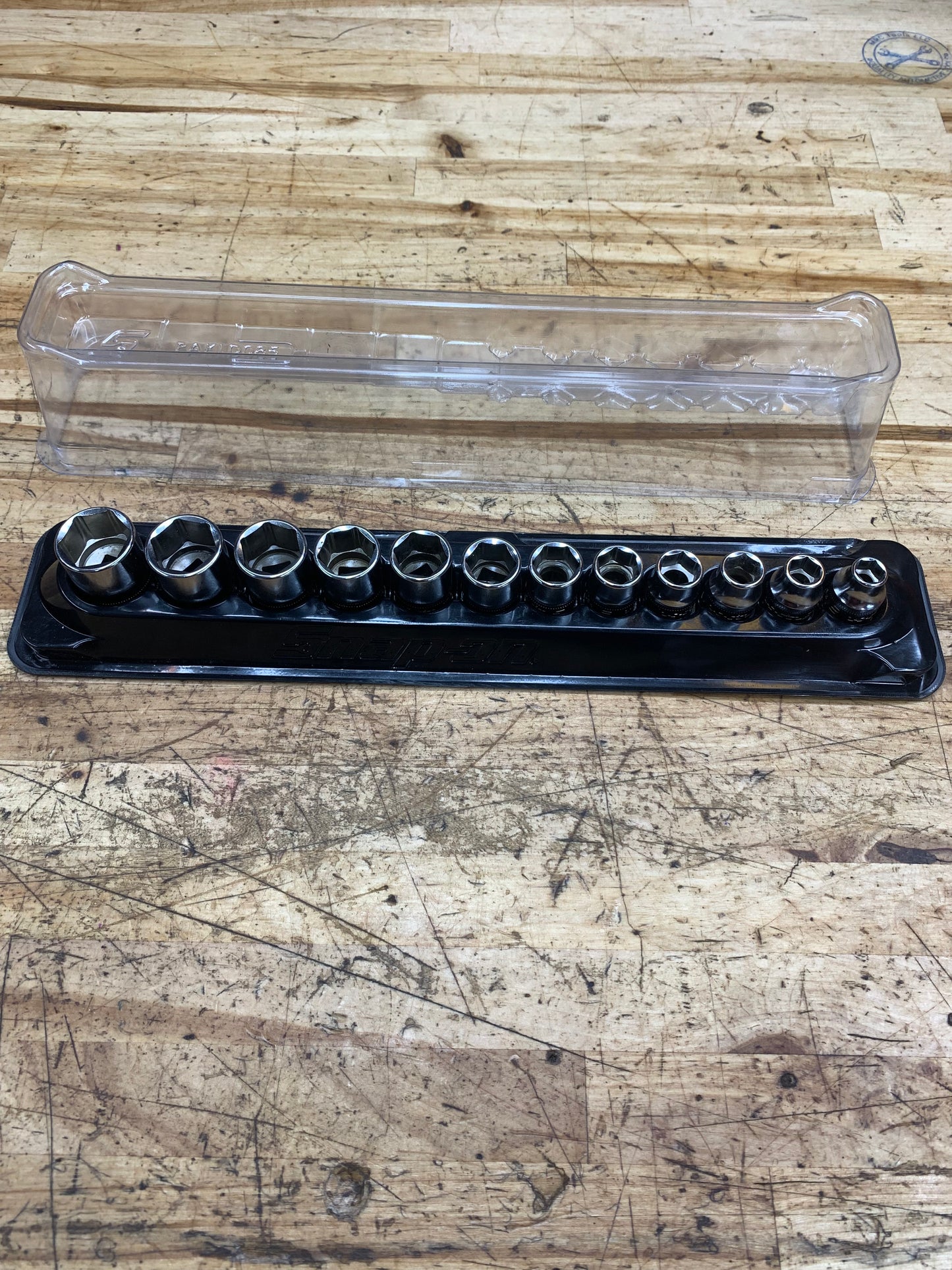 Snap On 3/8" Metric Shallow Socket Set 12pc LIKE NEW USA 212FSMY