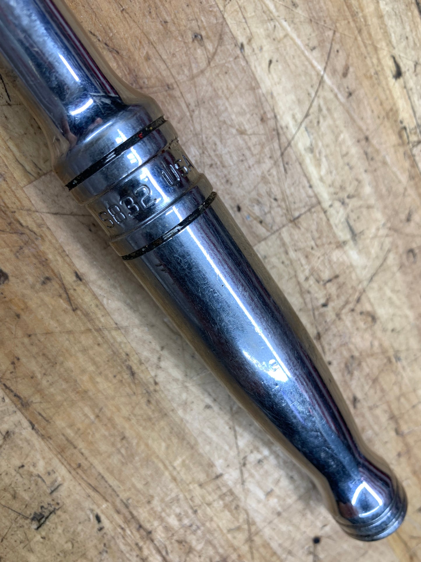 Snap On 1/2" Chrome Ratchet VINTAGE S832