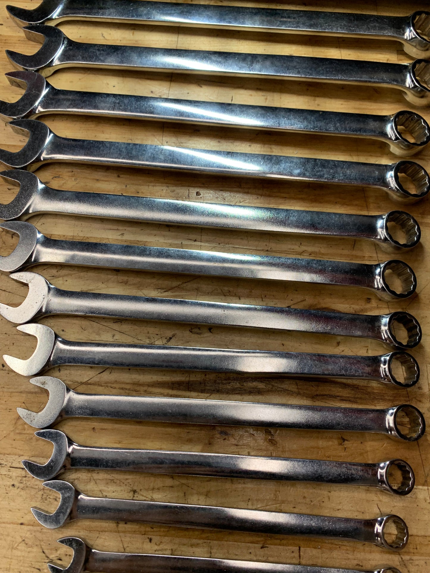 Blue Point Metric Combo Wrench Set 8-19mm 12pc USA BLPCWSM712B
