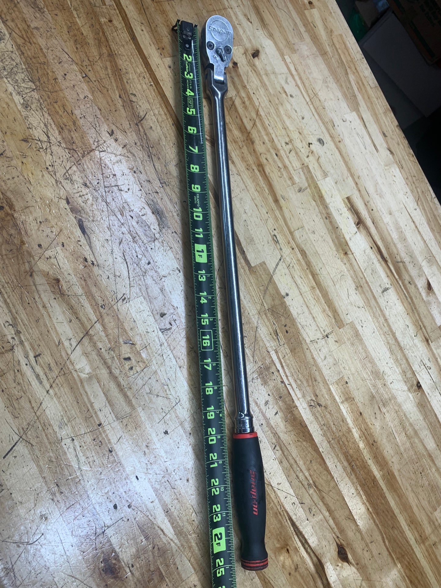 Snap On 1/2” Long Ratchet Soft Grip USA SHLF80A