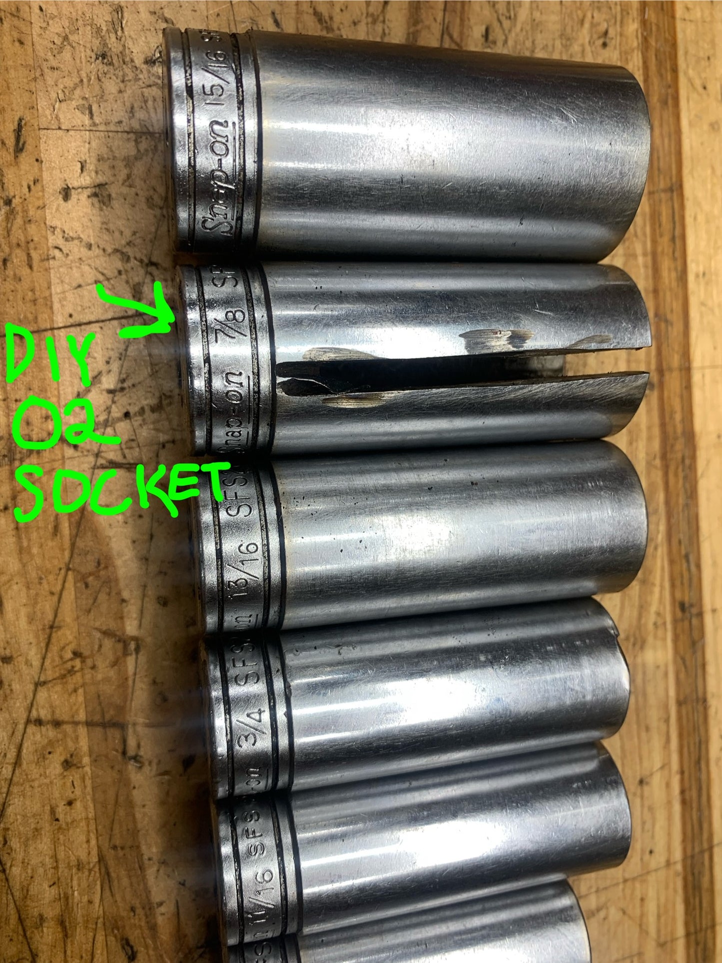 Snap On 3/8" SAE Deep Socket Set 12pc USA