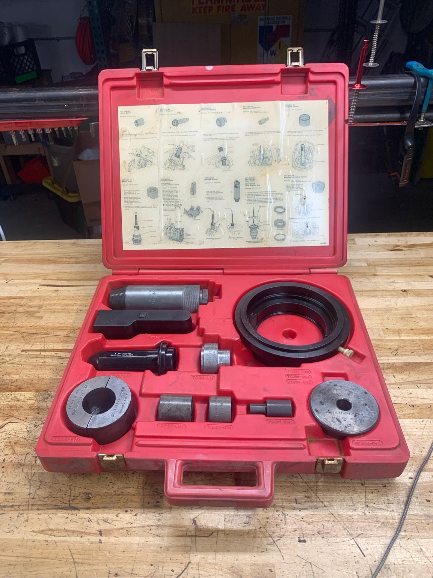 Ford T87T-7025-SH OTC Rotunda ZF Transmission Tool Kit Complete