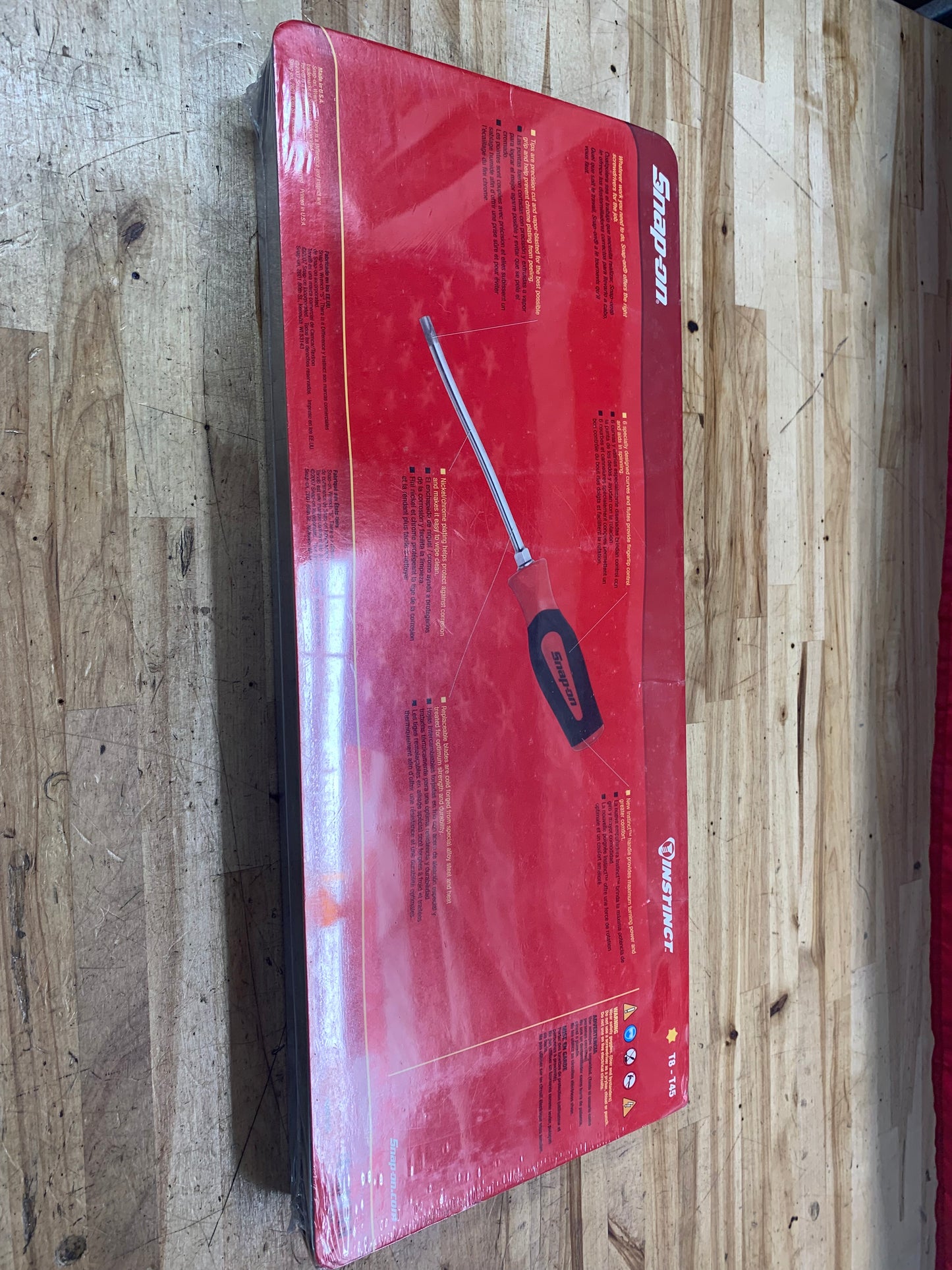 Snap-on Tools NEW 9pc T8 - T45 TORX Screwdriver Set SGDTX90BR