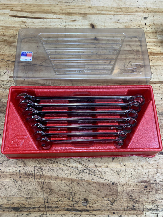 Snap On SAE Combo Wrench Set Flank Drive 7pc BRAND NEW USA SOEX707