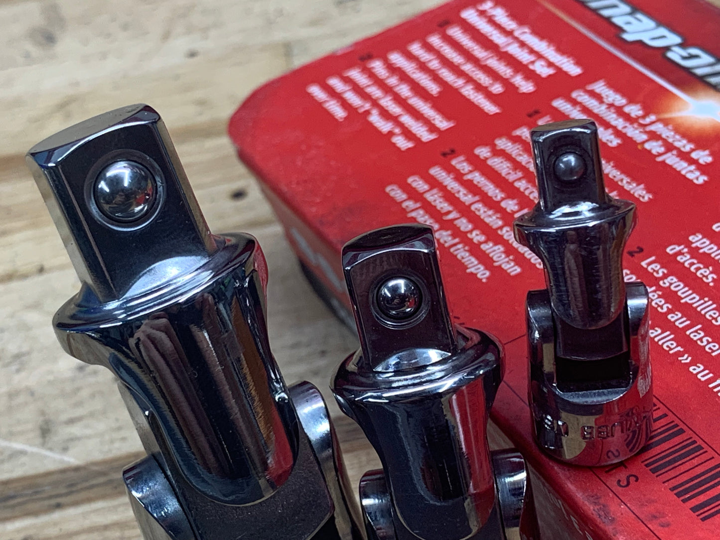 Snap On Chrome Universal Swivel adapter tray set 103UFTS