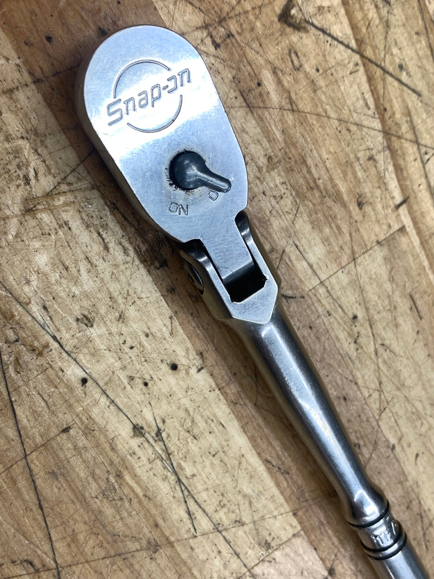 Snap On 1/4" Flex Head Ratchet TF72