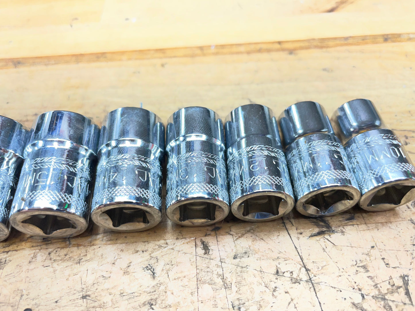 Mac 3/8” Metric Shallow Socket Set 10pc 10-19mm