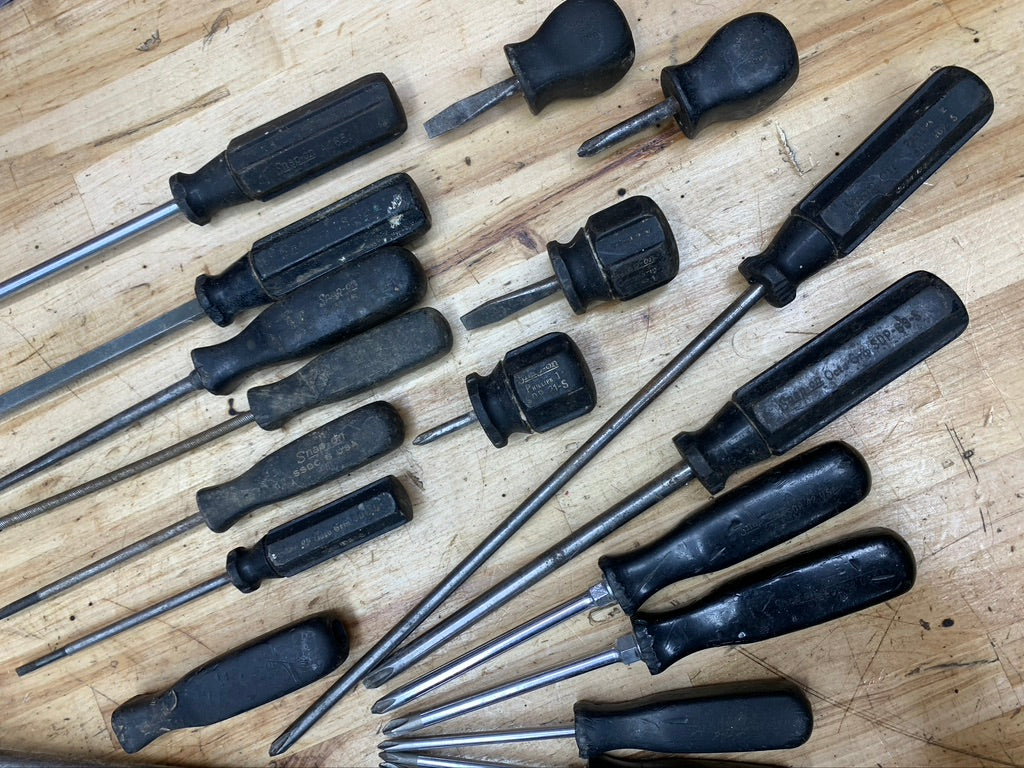 Snap On Vintage & Octo Grip Screwdriver BIG BUNDLE 35pc USA