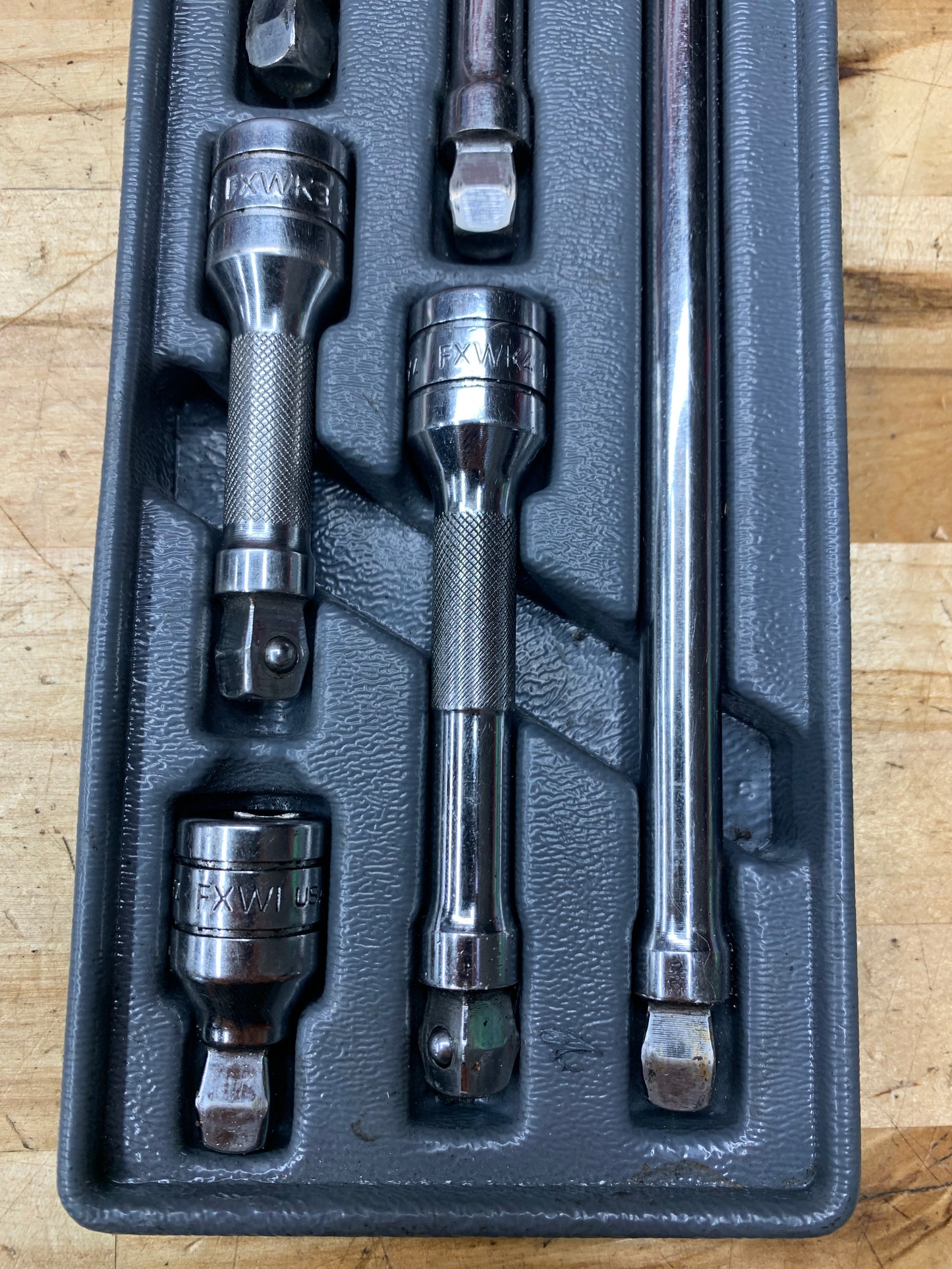 Snap On 3/8” Wobble Extension Tray Set 6pc. USA 206AFXW