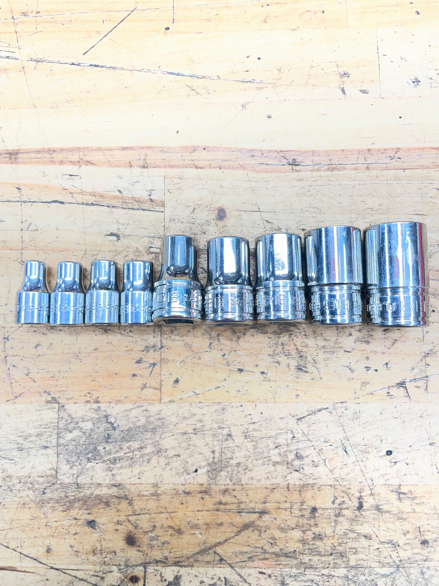 Snap On E-Torx Shallow Socket Set E5-E18 9pc USA