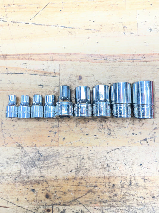 Snap On E-Torx Shallow Socket Set E5-E18 9pc USA