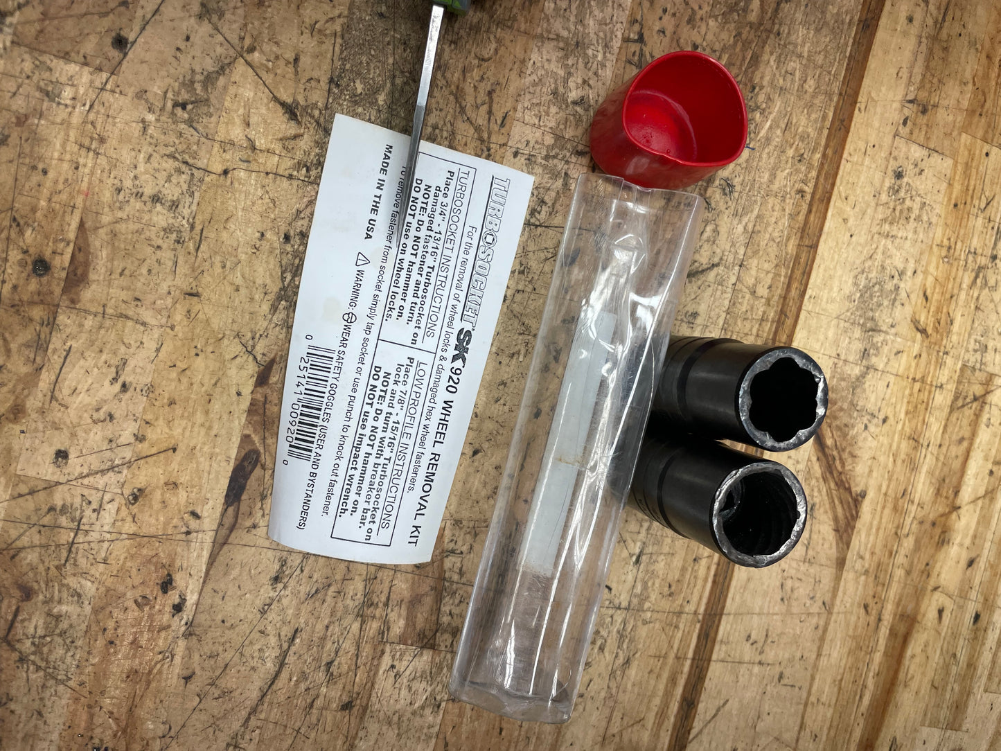 SK Wheel Flip Lug Extractor Socket Set TURBO SOCKET USA 920