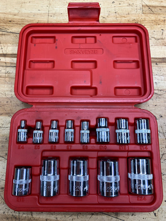 Mac Tools E-Torx Socket Set 13pc SMXVE13B