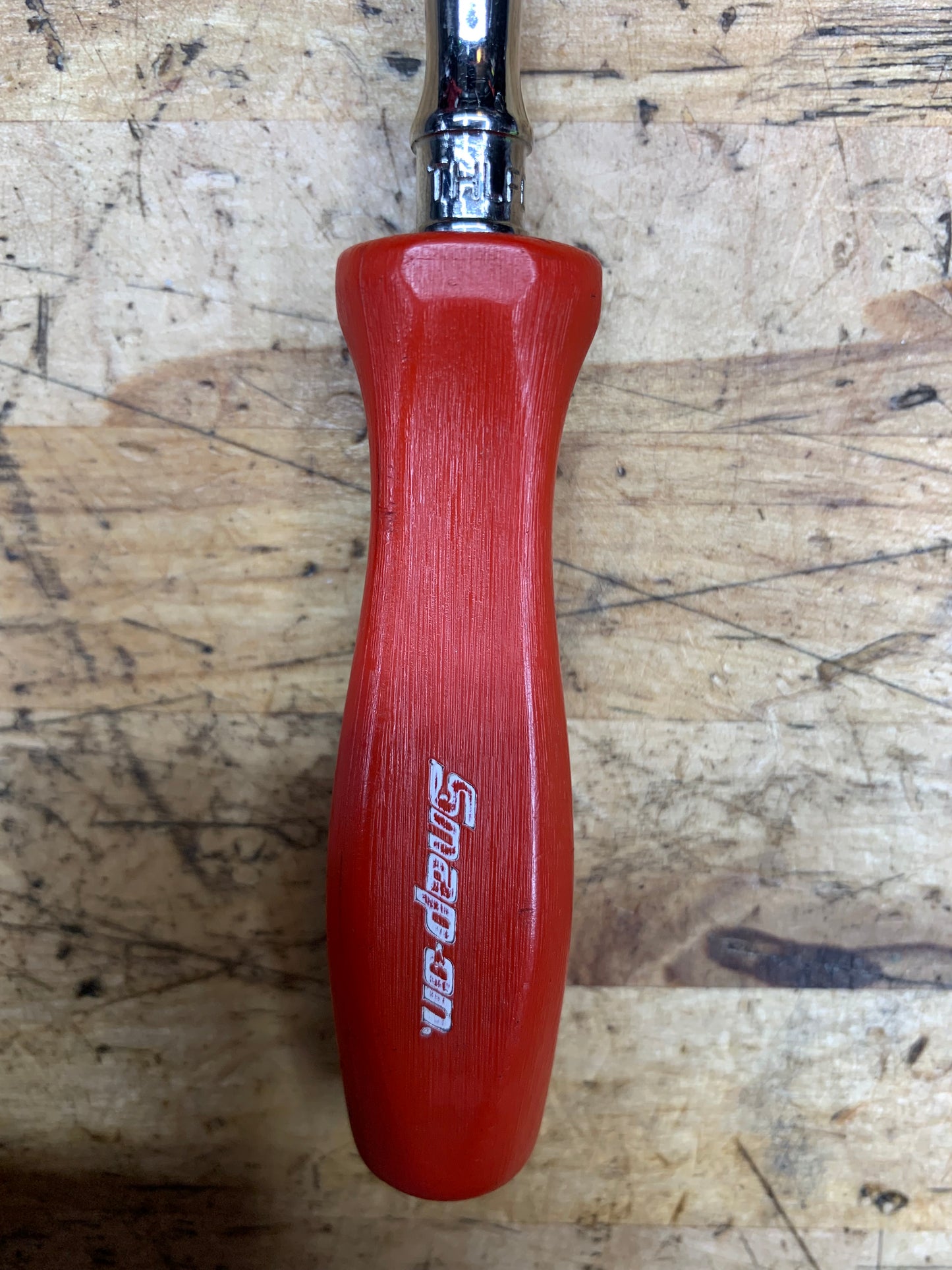 Snap On 1/4” Flex Head Ratchet Red Hard Handle USA THLFD72