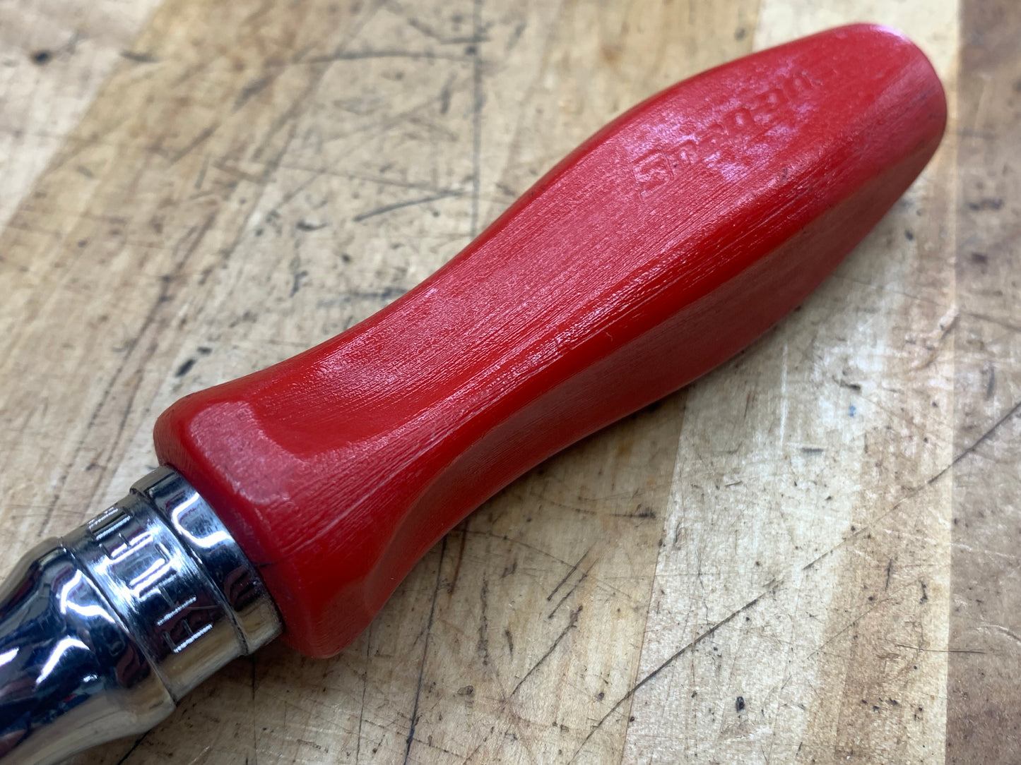 Snap On 3/8" Flex Head Ratchet Red Hard Handle FHLFD80A