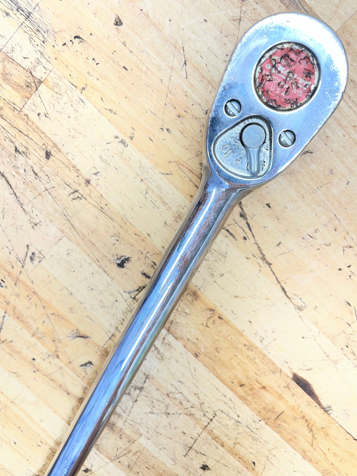 Snap On 1/2” Long Ratchet Vintage USA SL715