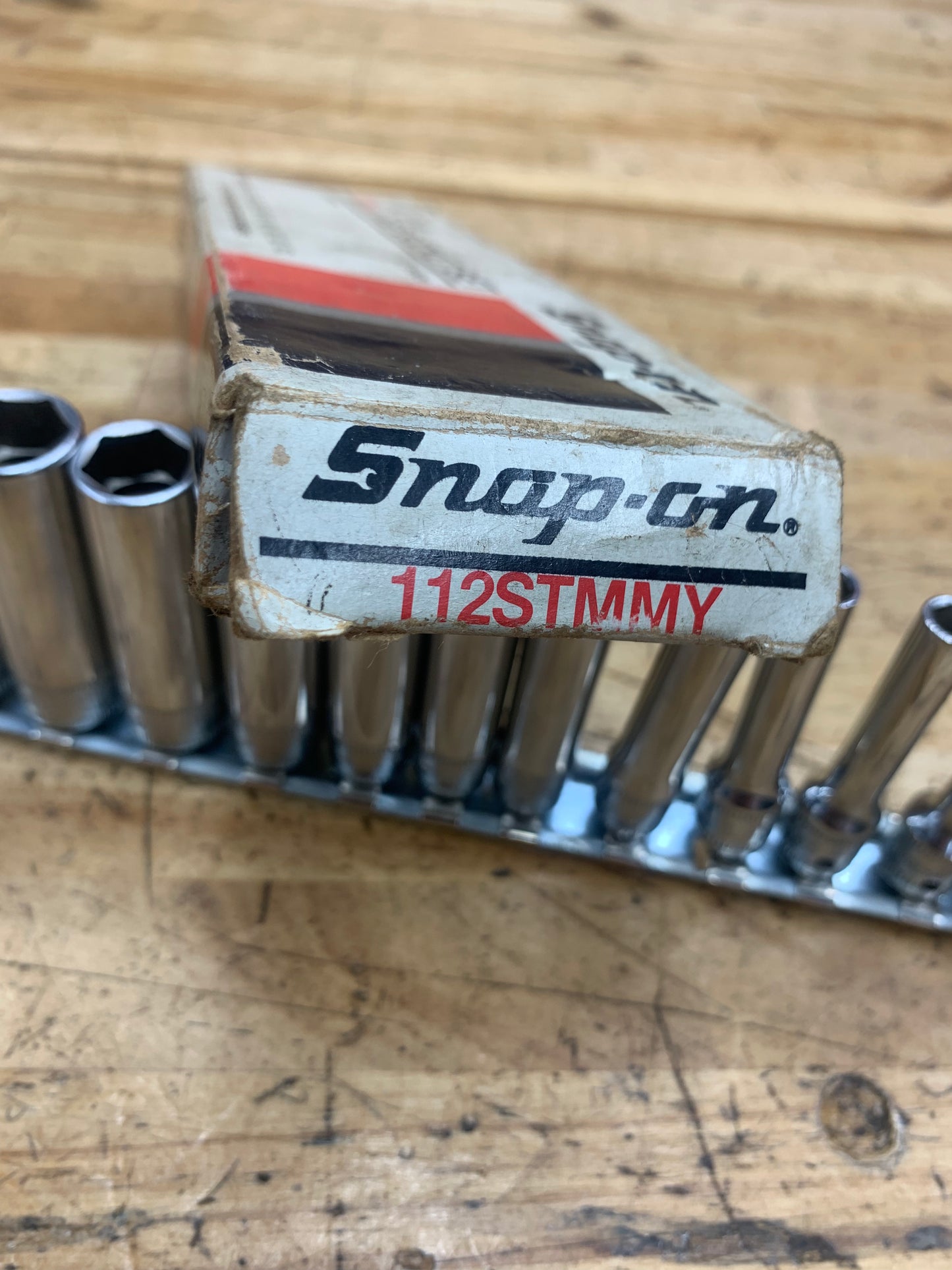 Snap On 1/4" Metric Vintage Deep Socket Set 12pc USA EXCELLENT CONDITION 112STMMY