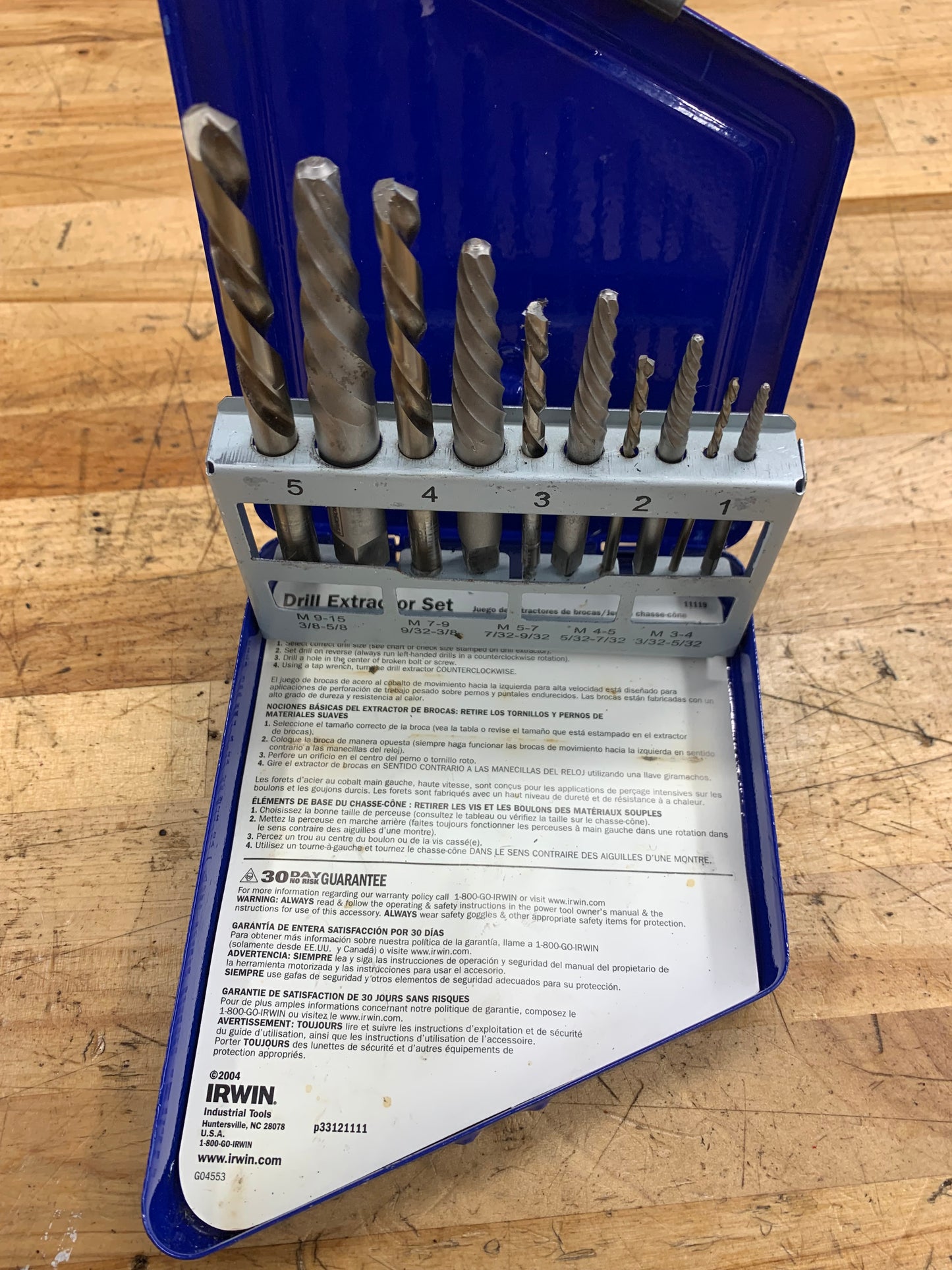 Hanson Broken Bolt Extractor Set 11119