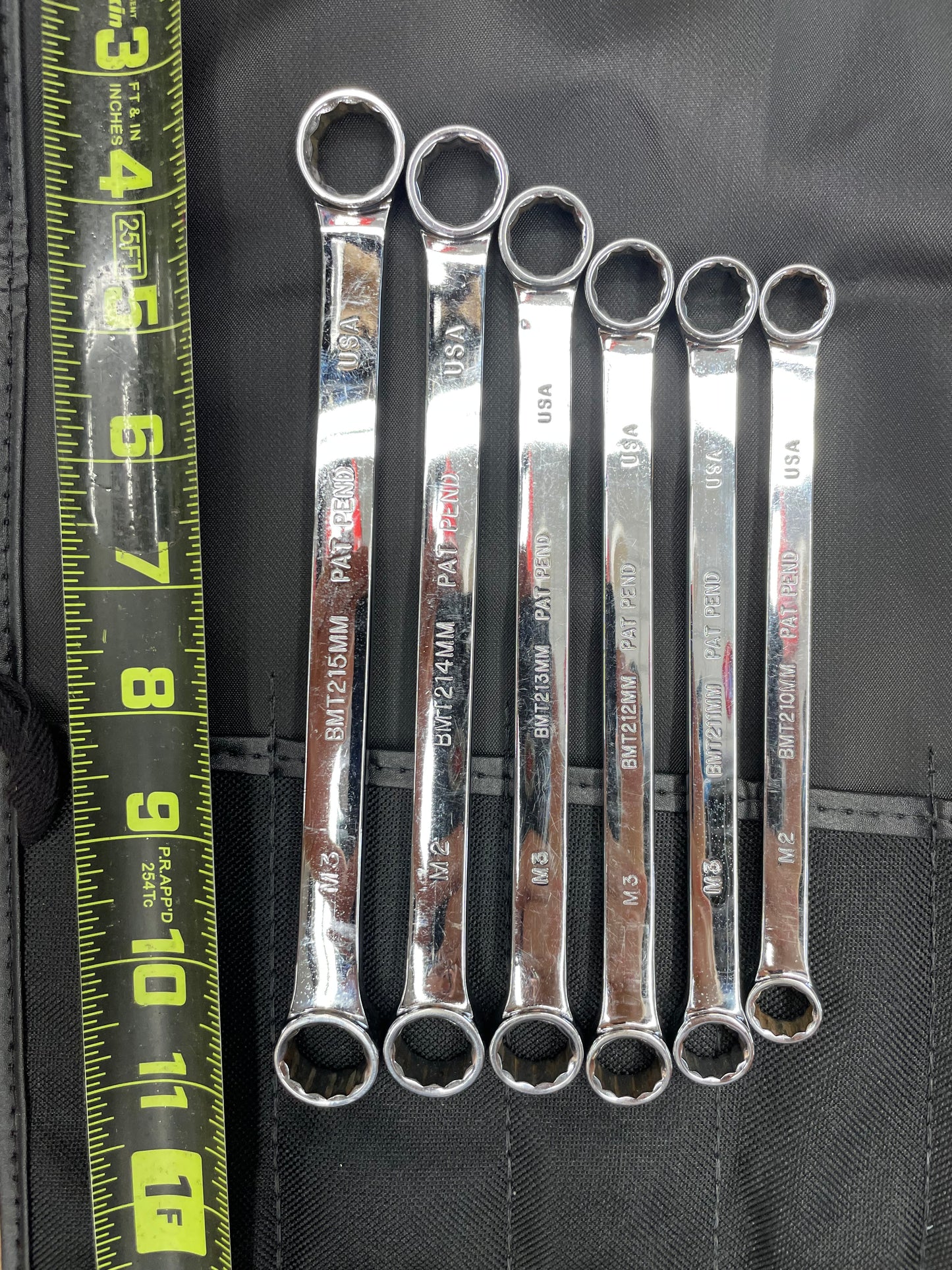 Mac Tools Metric Short Pattern Box Wrench Set 6pc 10-15mm USA