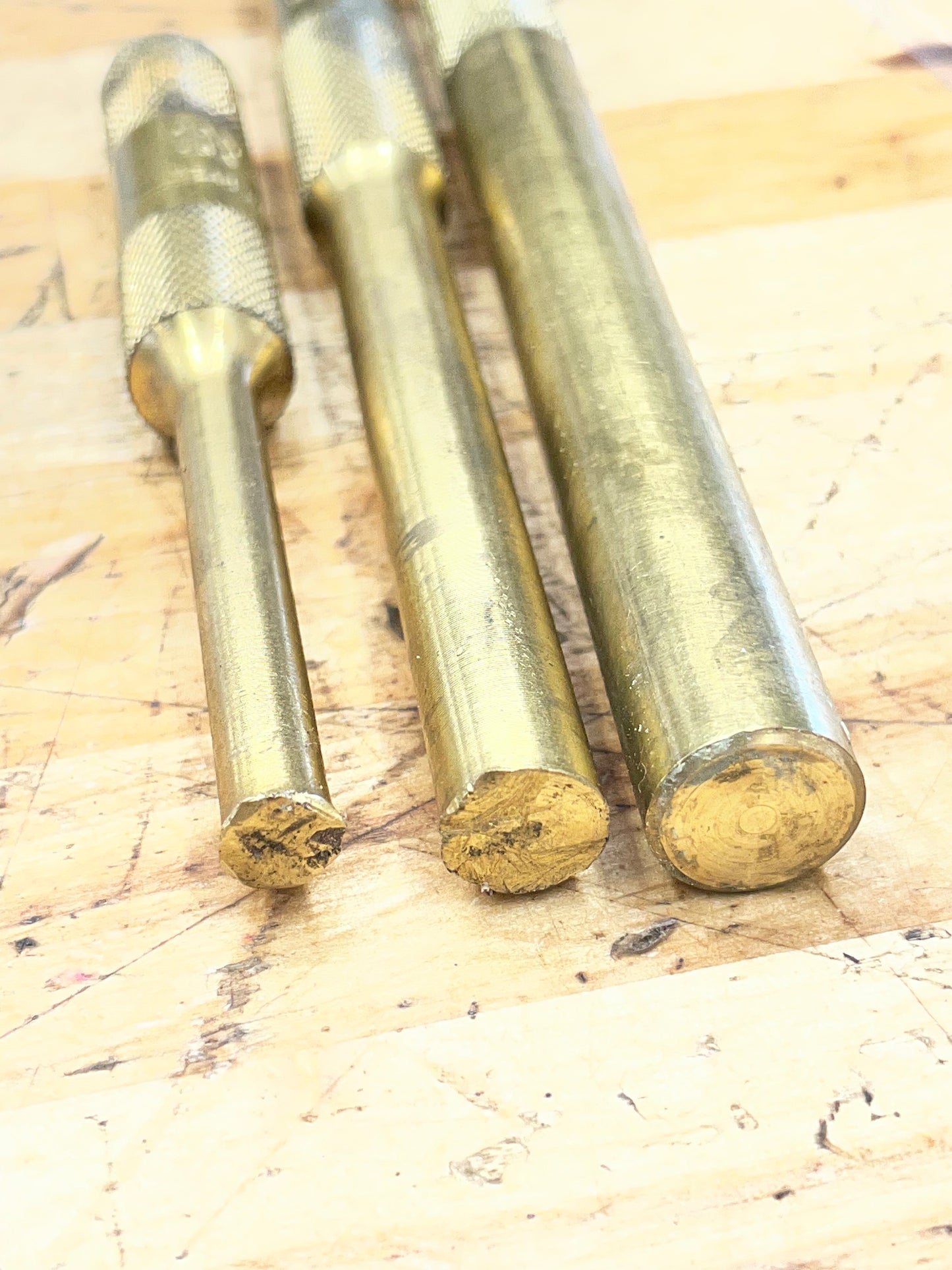 Mac Brass Pin Punch Set 3pc USA SBP3PT