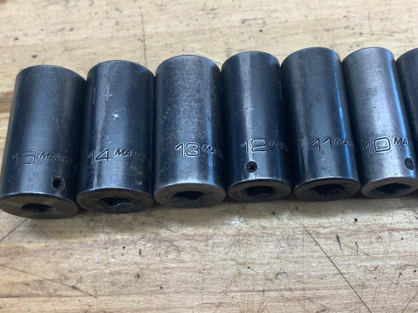 Matco 1/4” Metric Impact Deep Socket Set SADPM146V