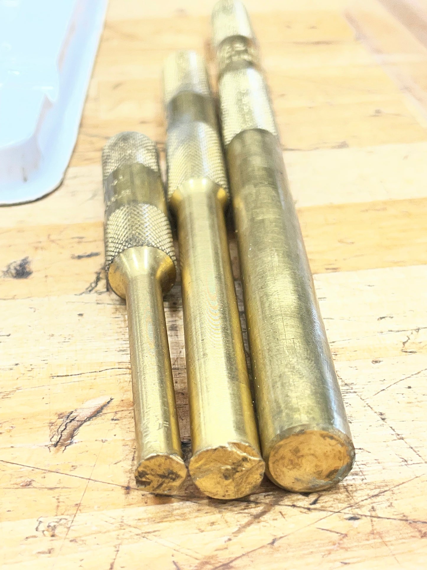 Mac Brass Pin Punch Set 3pc USA SBP3PT