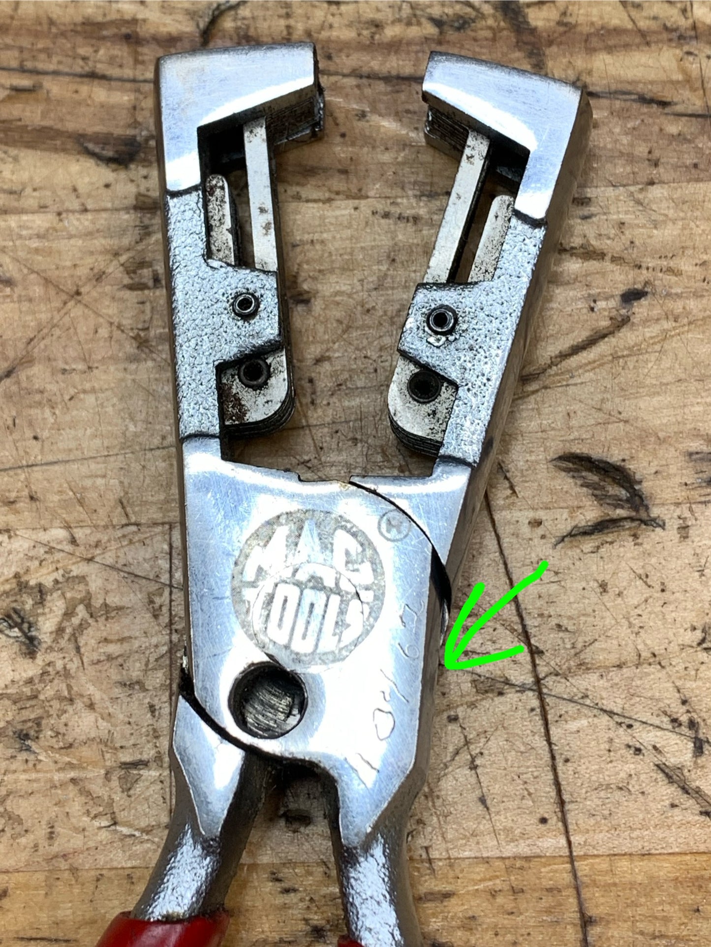 Mac Tools Wire Stripping Pliers Vintage 172A