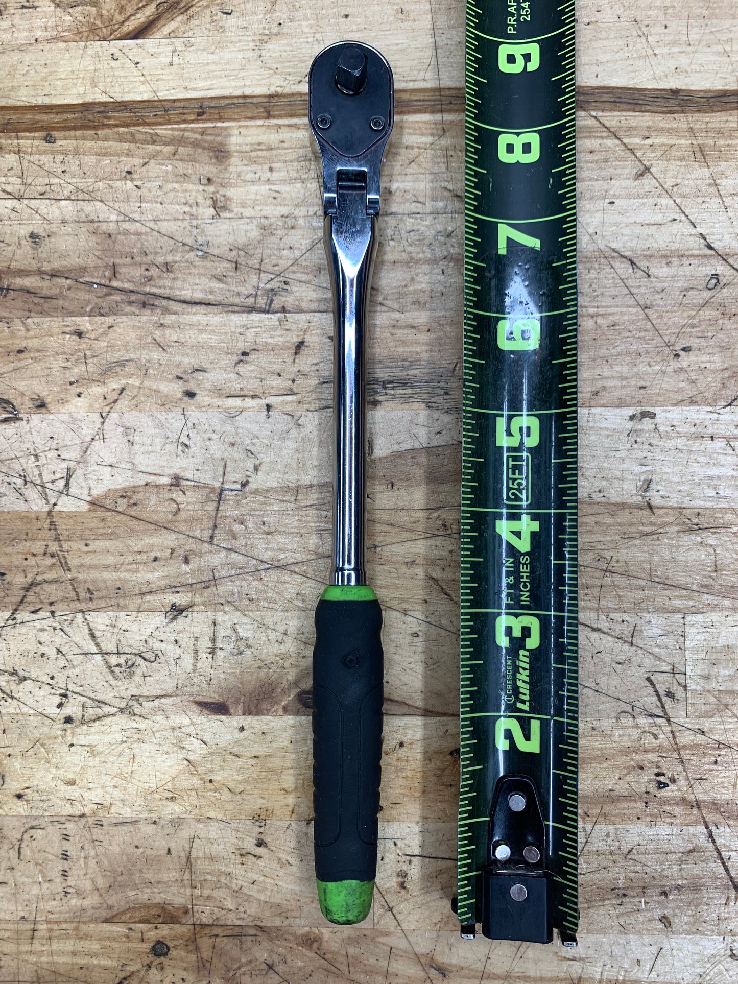 Mac Tools 1/4” Flex Head Soft Grip Ratchet USA MR990FPA