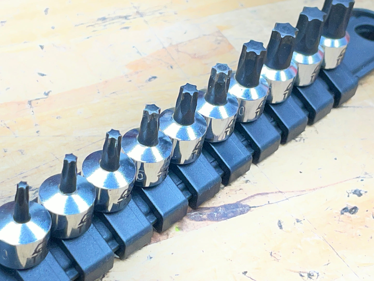 Matco 1/4” Low Profile Stubby Torx Bit Socket Set T10-T50 10pc SA1TX10VA