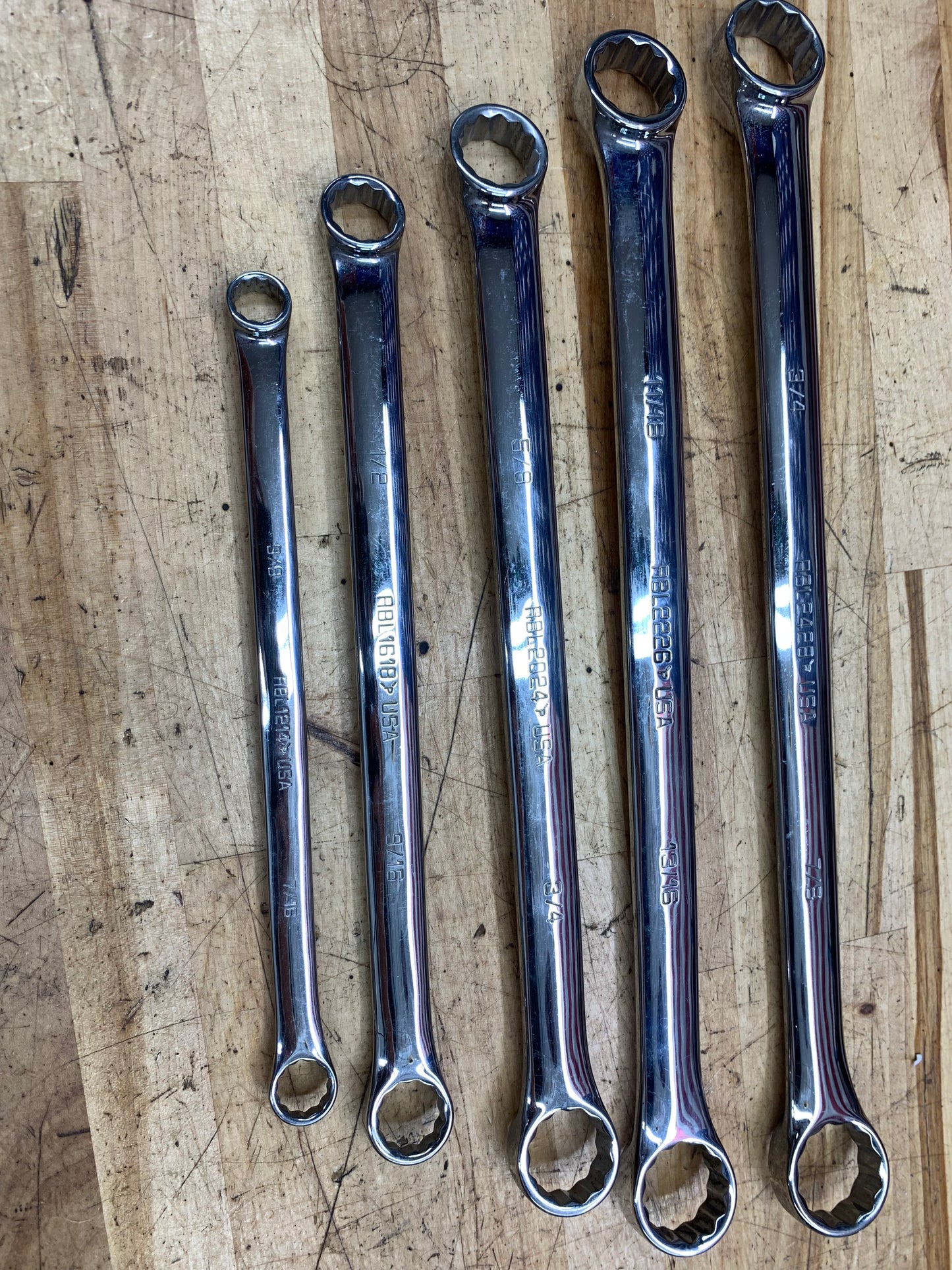 Matco SAE Box Wrench Set 5pc USA