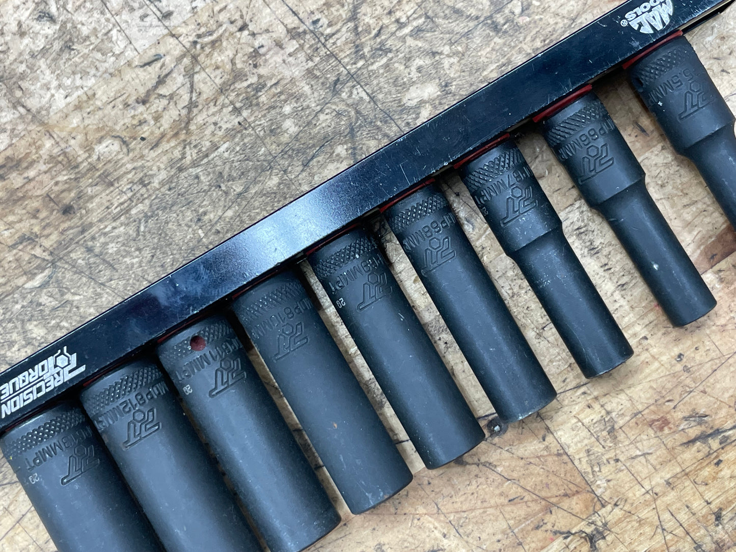 Mac 1/4” Metric Deep Impact Socket Set 9pc 5.5-13mm SMDPM96BRPT