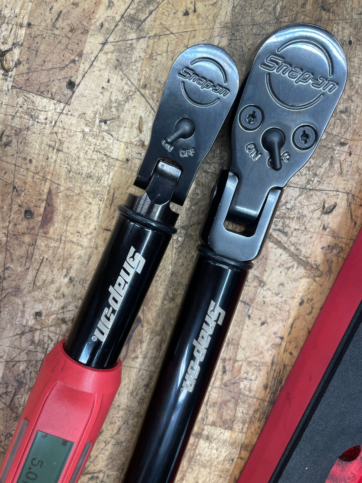 Snap On Techangle 1/2” & 3/8” Torque Wrench Foam Set USA