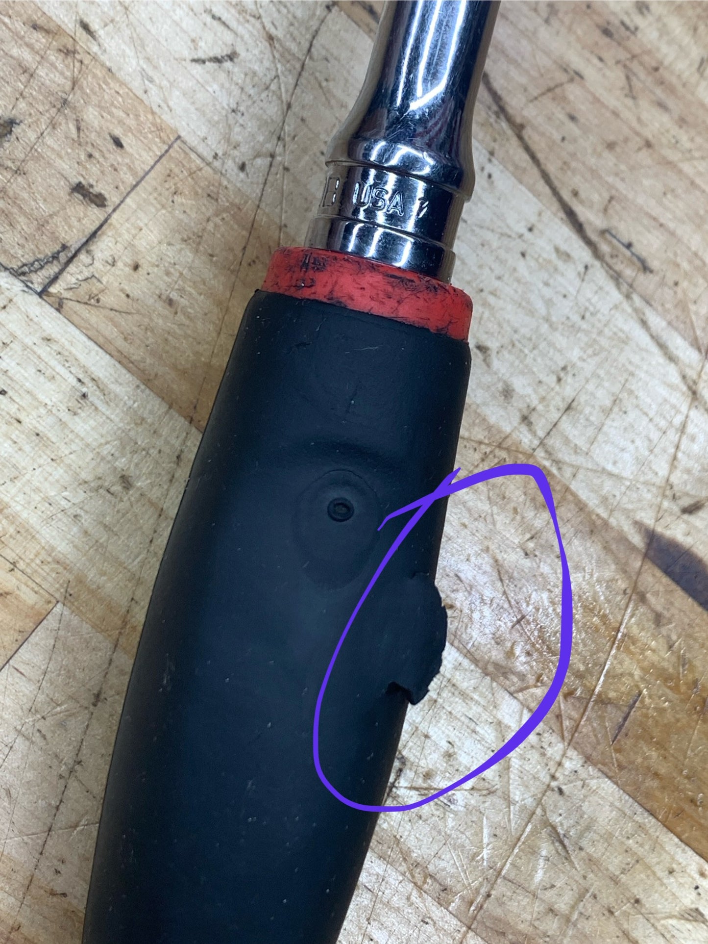 Snap On 3/8” Locking Flex Head Ratchet USA FHLX80B