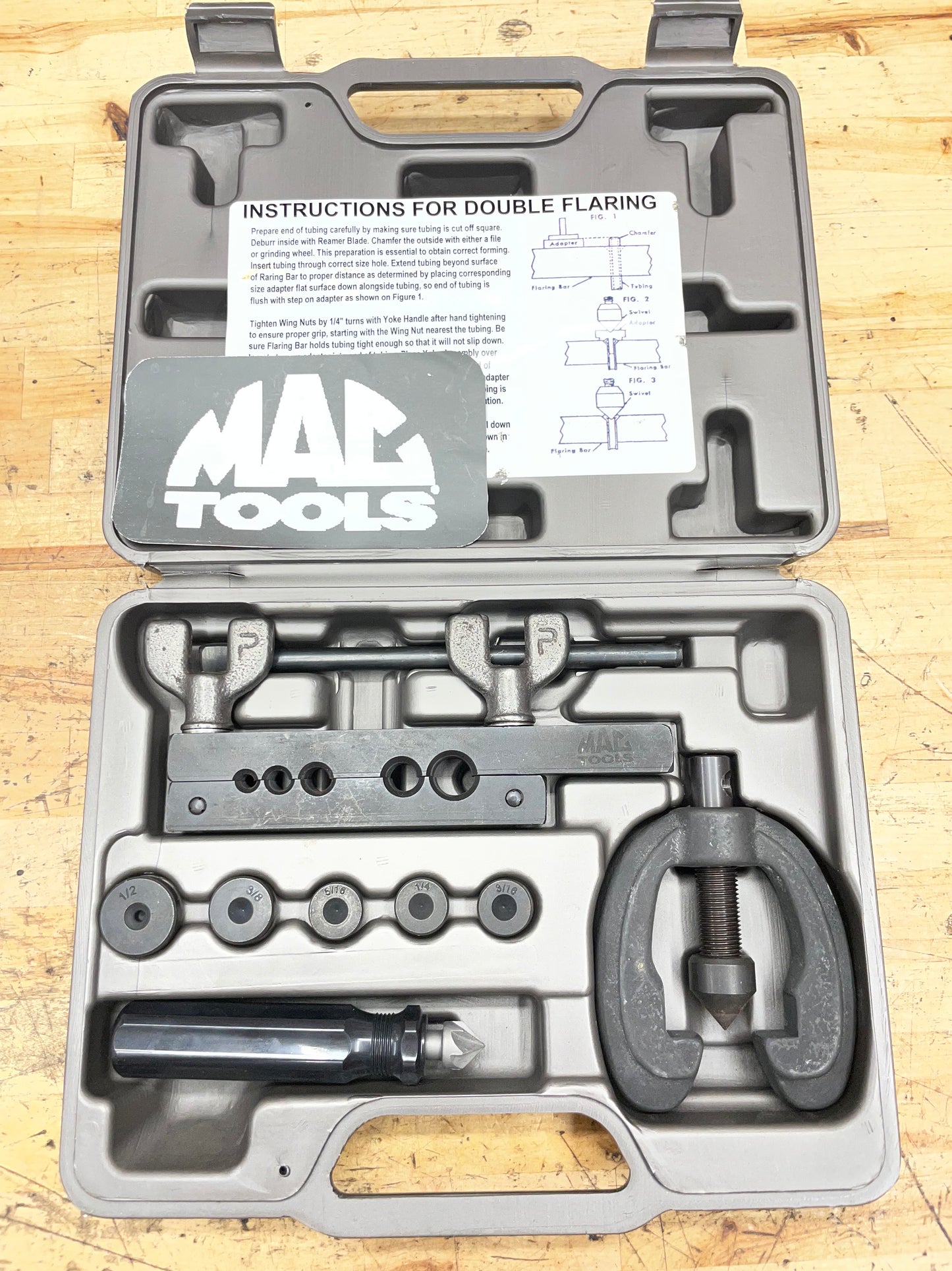 Mac Tools Brake Double Flaring Tool Set LIKE NEW FT158B