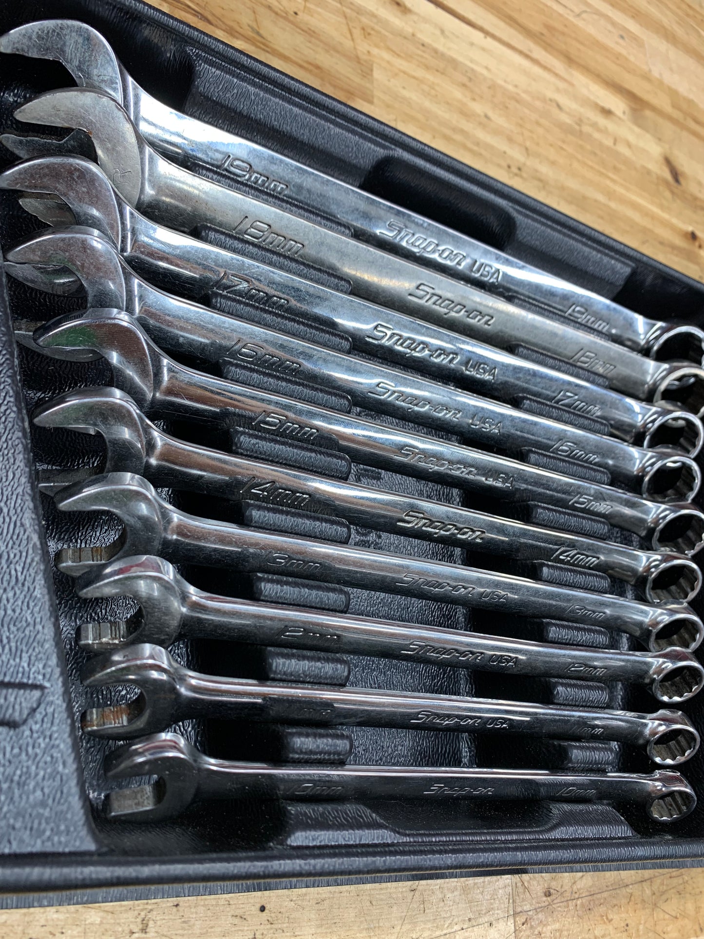 Snap On Metric Flank Drive Plus Combo Wrench Set SOEXM710