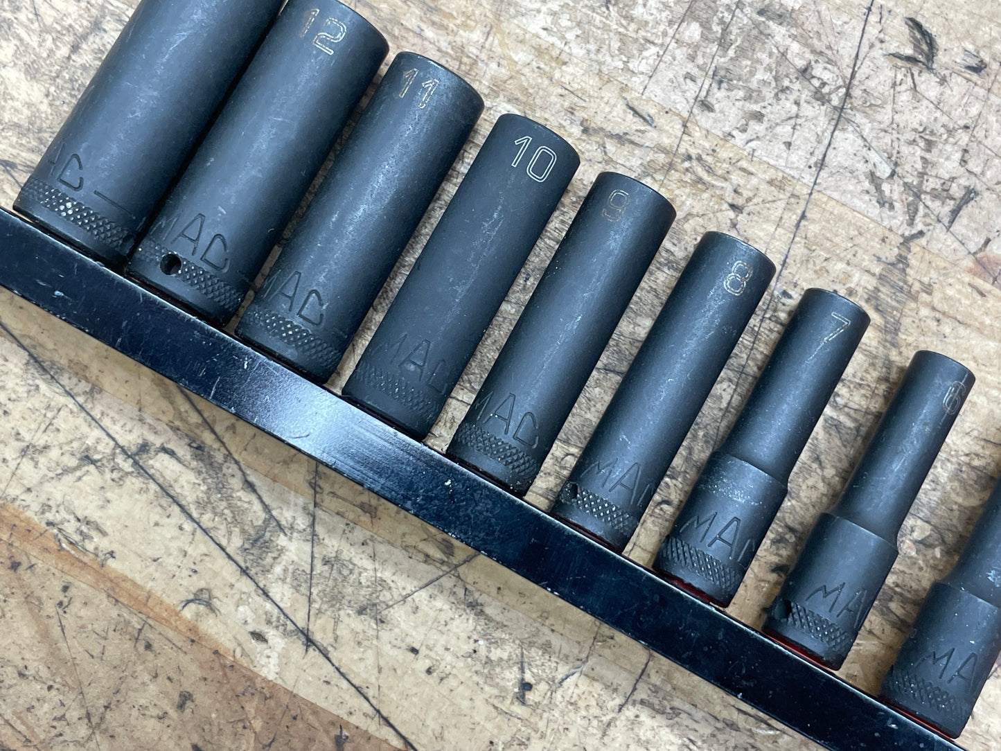 Mac 1/4” Metric Deep Impact Socket Set 9pc 5.5-13mm SMDPM96BRPT