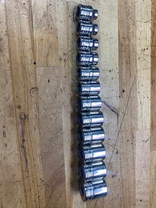 Snap On FDX 3/8" Metric Socket Set 12pc 112YTMMY