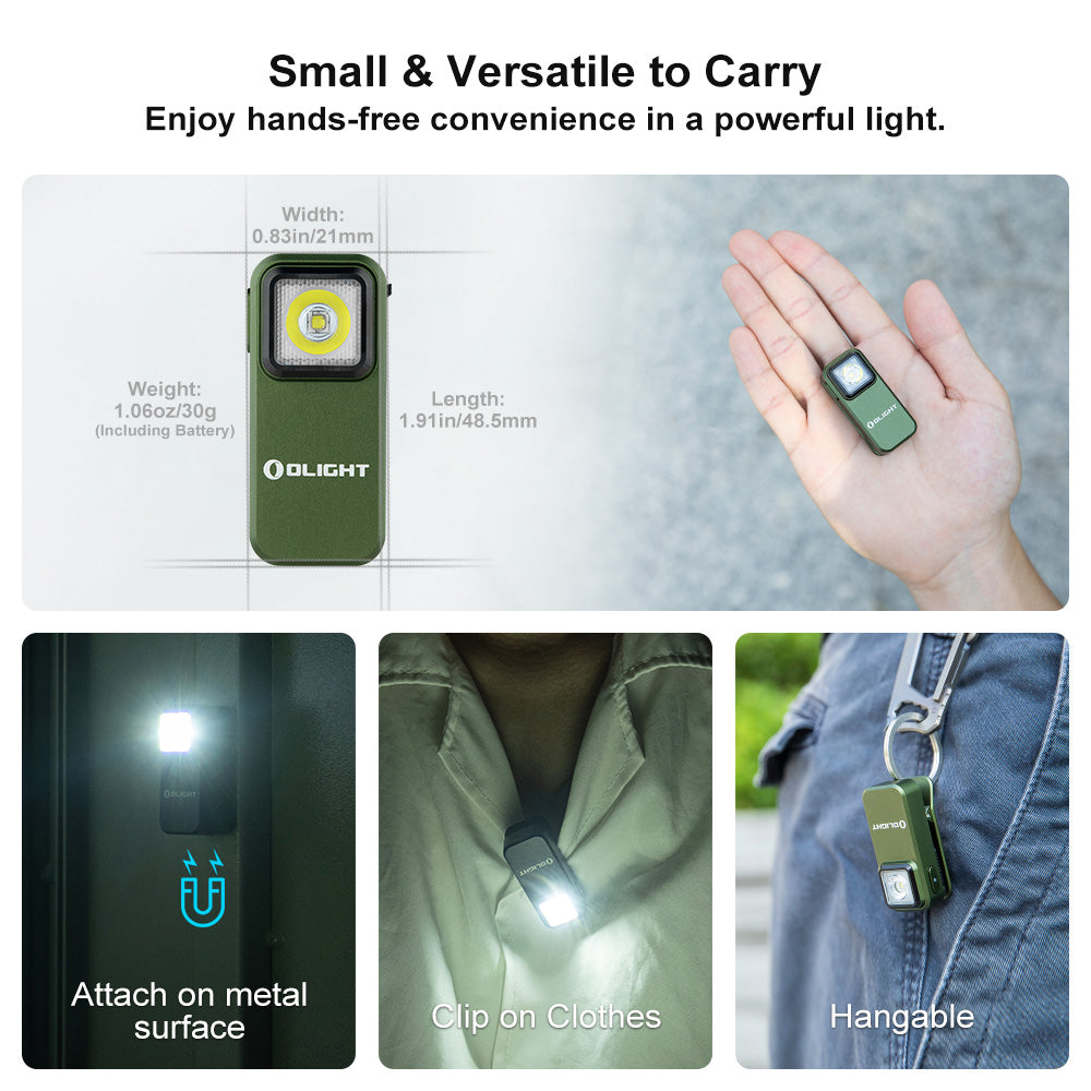 Olight Oclip Clip Light with White and Red Light BRAND NEW