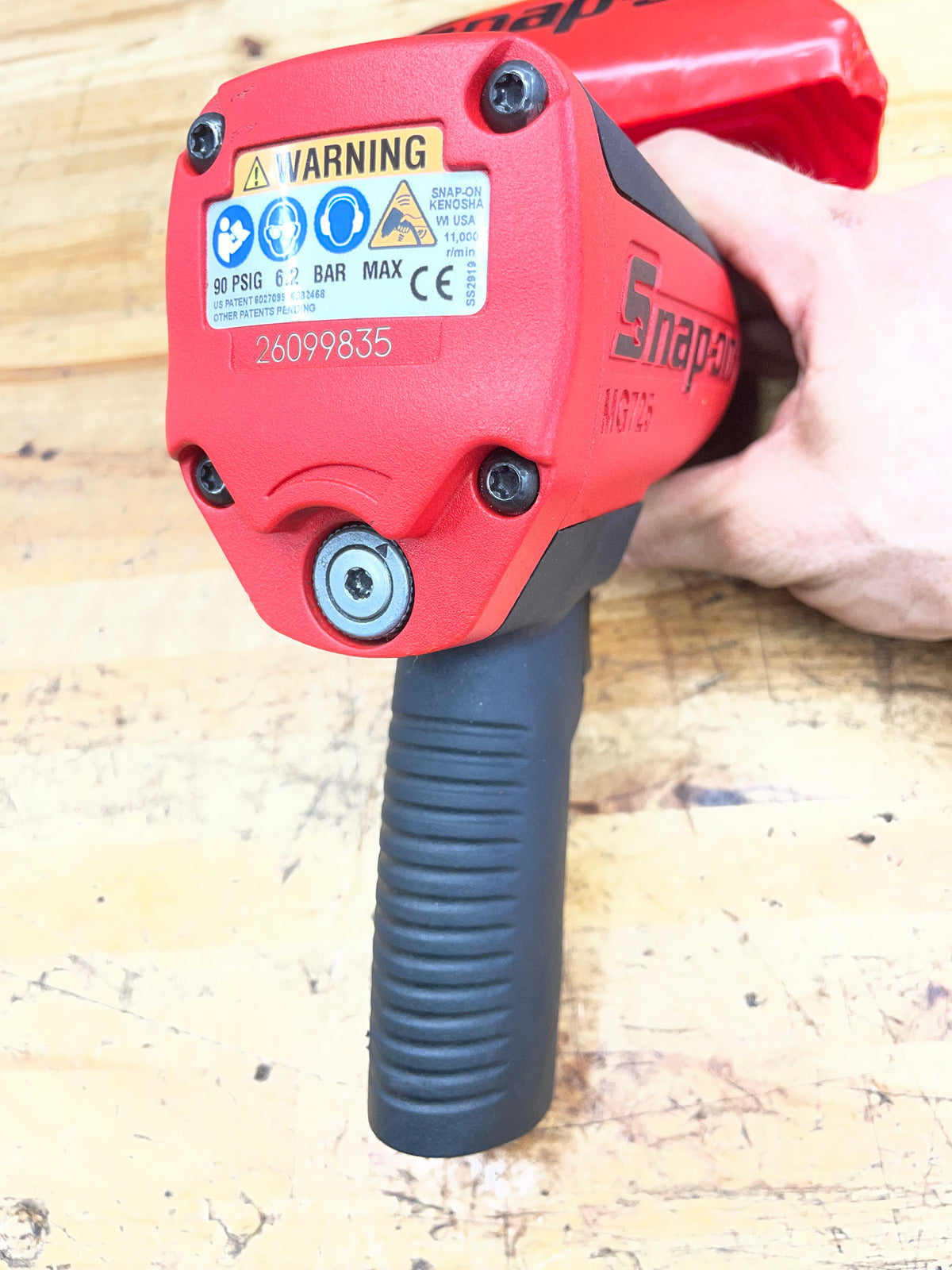 Snap On 1/2” Air Impact Wrench Pneumatic NICE USA MG725