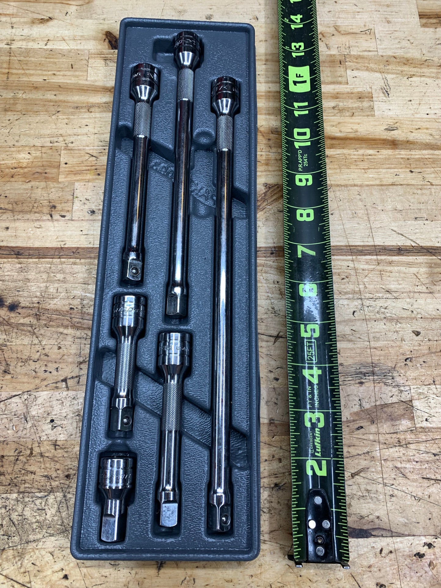 Snap On 3/8” Regular Extension Tray Set USA 206AFX