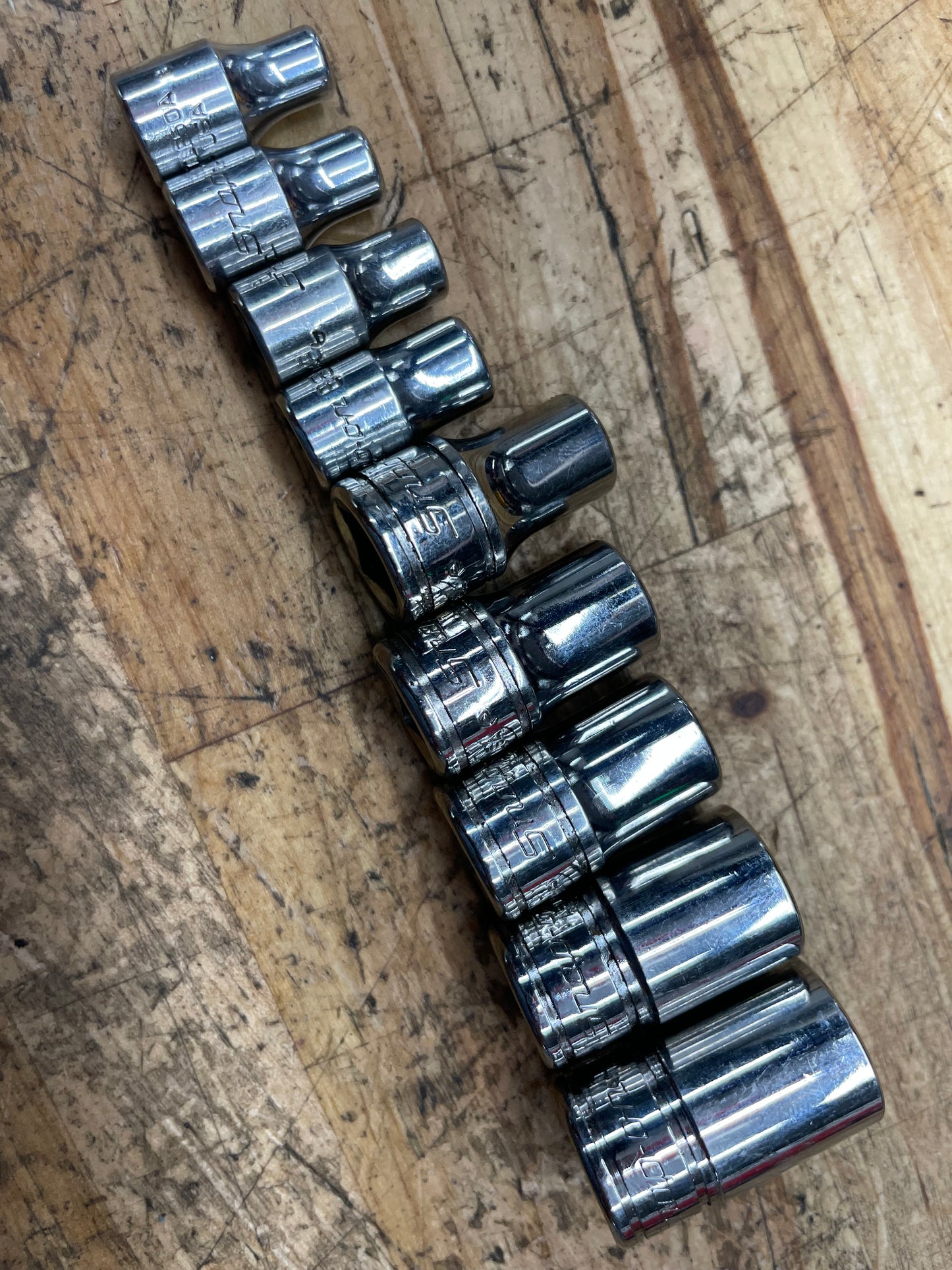 Snap On E-Torx Shallow Socket Set E5-E18 9pc USA