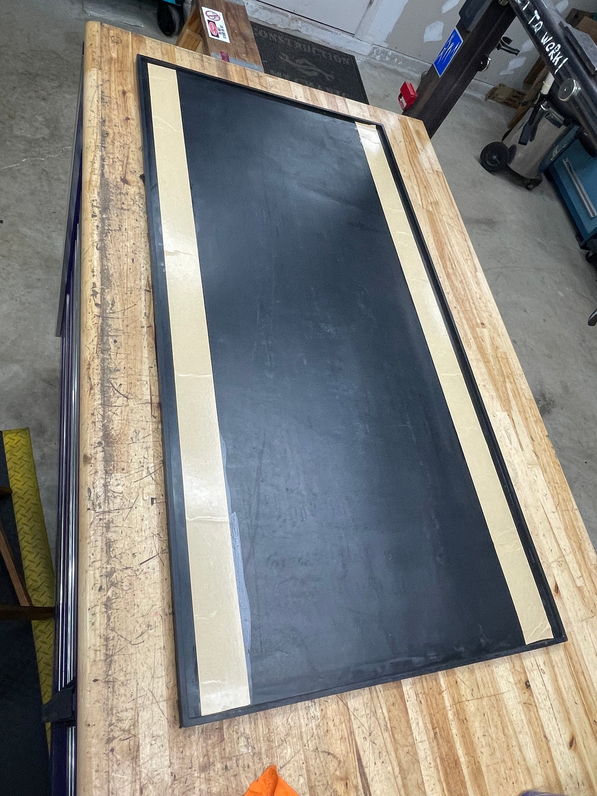 Snap On Roll Cart Top Mat for Flip Tops JKRR46GW55