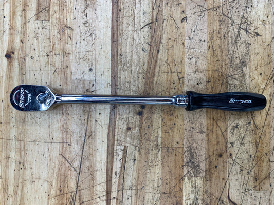 Snap On 3/8" Long Hard Handle Ratchet USA FHLD80