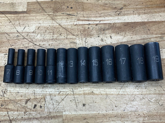 Matco 3/8” Metric Deep Impact Socket Set SBDPM136V