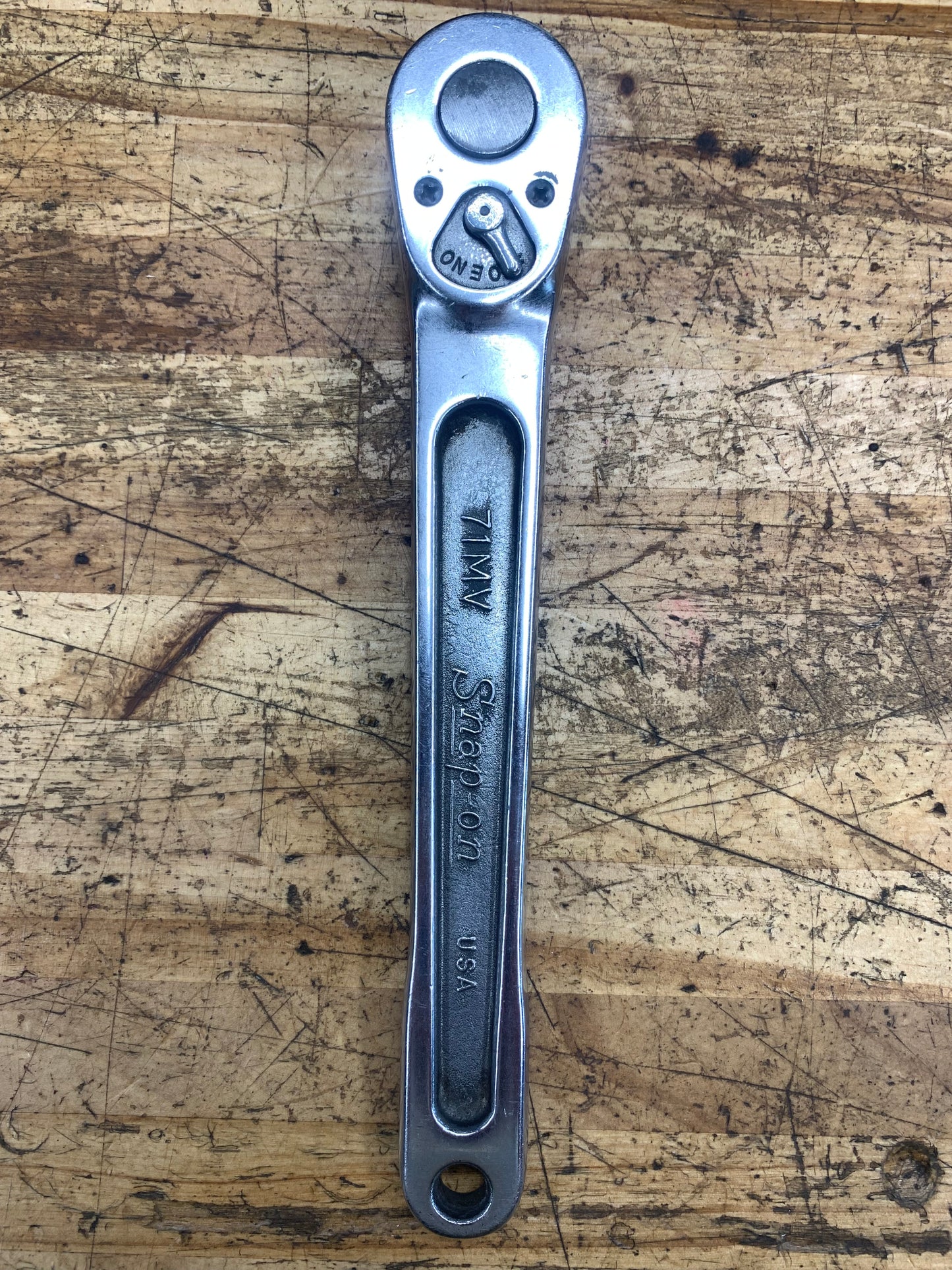 Snap On 1/2" Vintage 1963 Ratchet USA 71MV