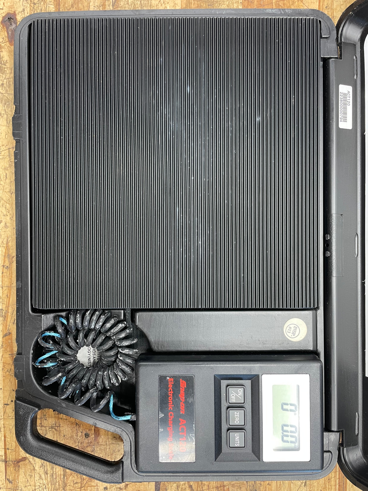 Snap On Electronic Charging Refrigerant Scale ACT120