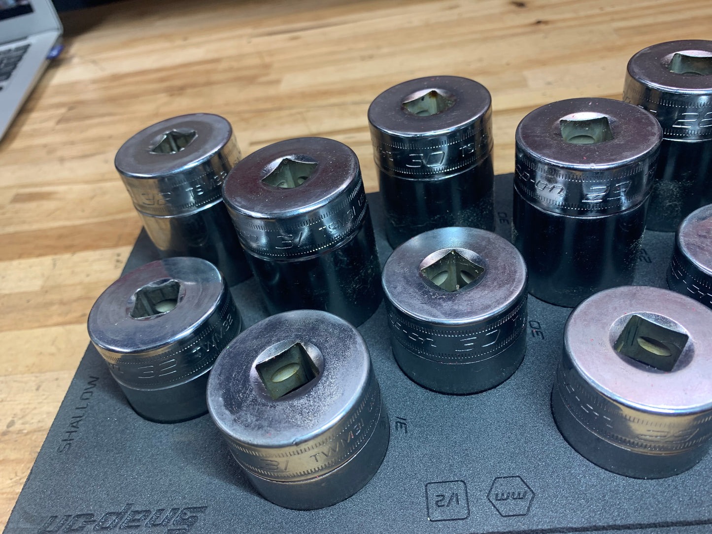 Snap On 46pc 1/2” master socket set metric 346TSWMFR