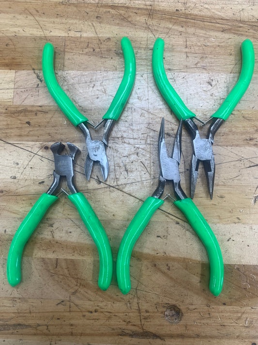 Mac Tools Mini Plier Set 4pc Green
