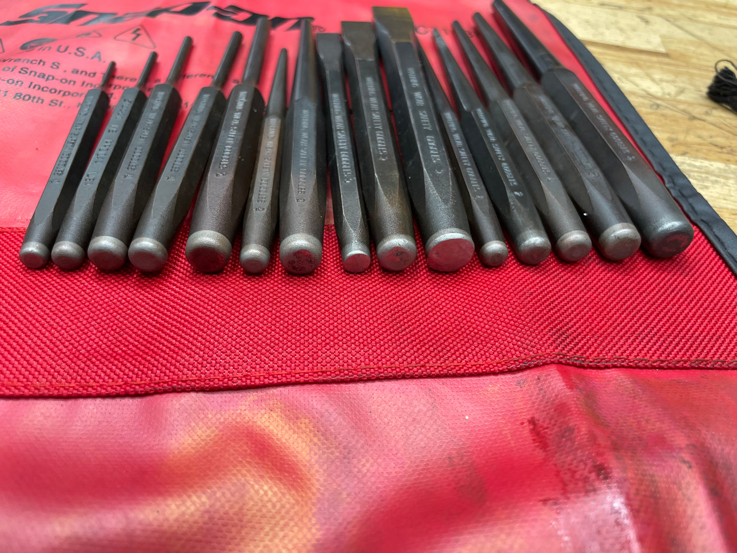 Snap On Punch/Chisel Set 15pc USA PPC715BK