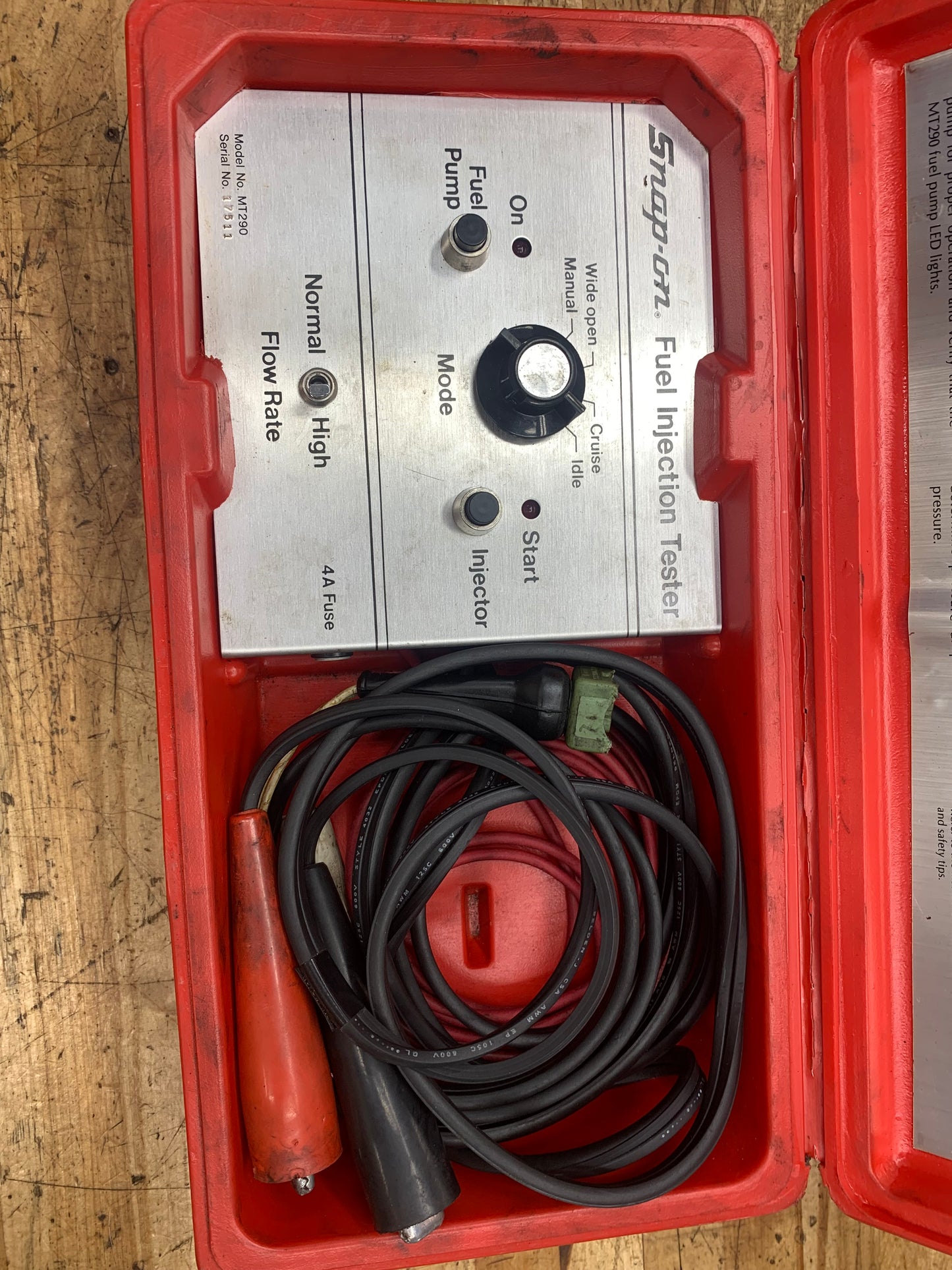 Snap On Fuel Injection Tester USA MT290